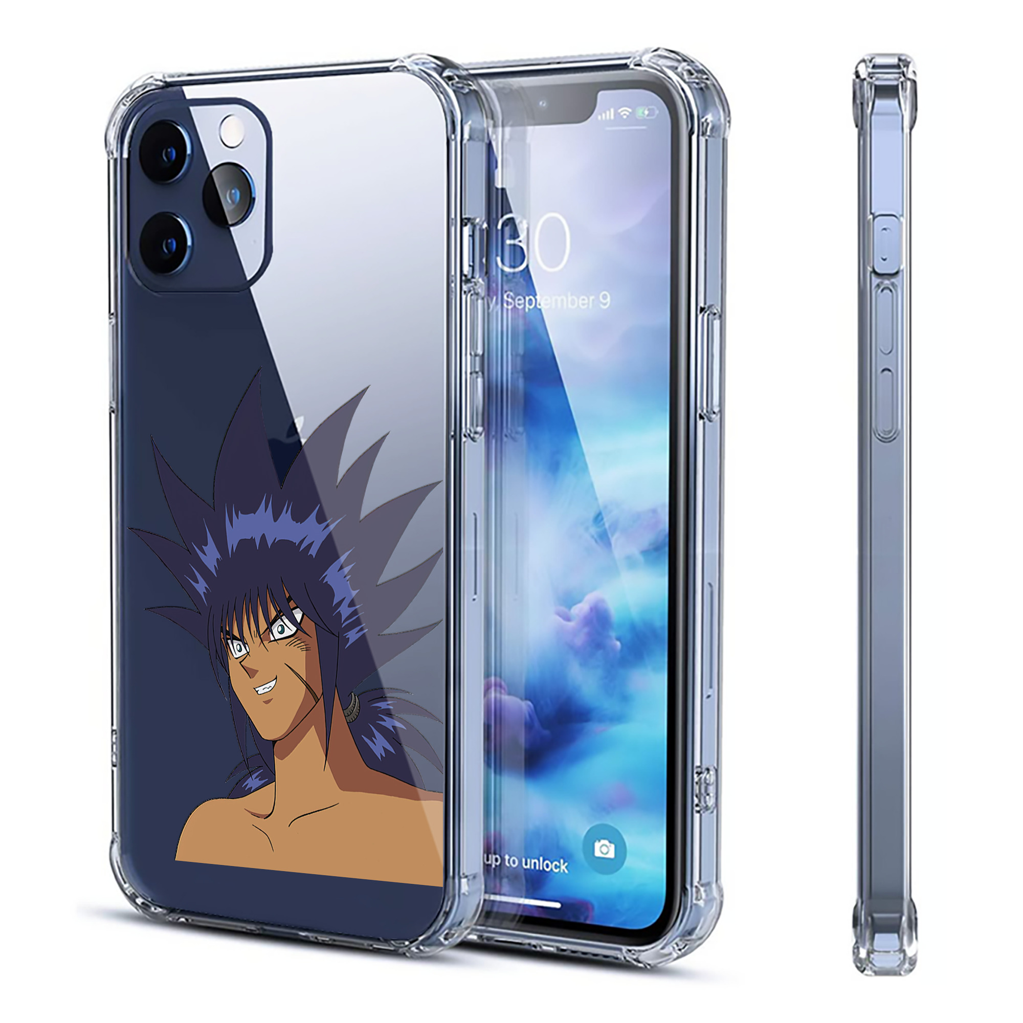 （画像用） 遊☆戯☆王 Yu-Gi-Oh! 【iPhone 12シリーズ対応】透明スマホケース（クリアソフトケース）